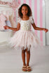 Girls Starlight Castle Tulle Princess Dress – Blush Pink 12M-14